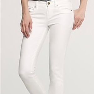 JCrew Toothpick white jeans